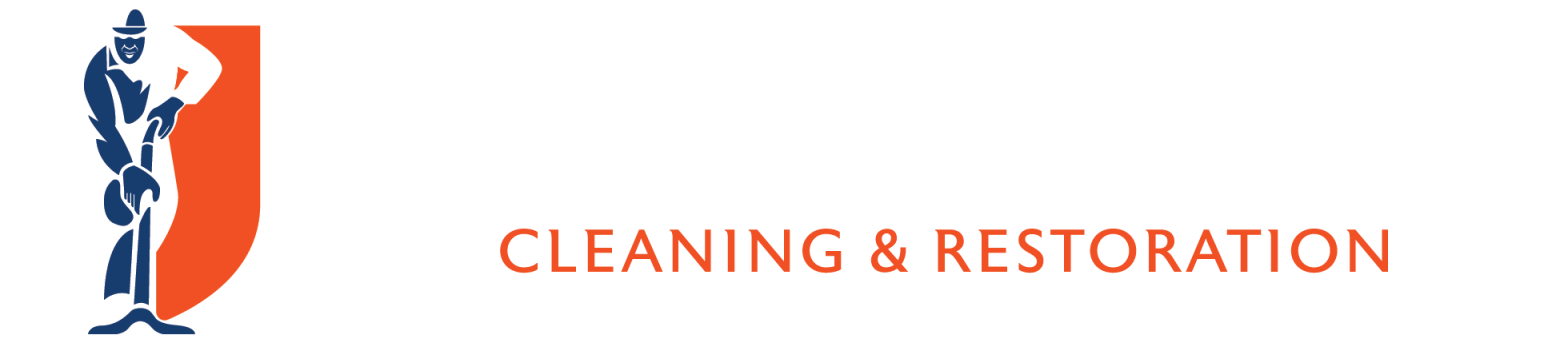 A logo for a company called cleaning and restoration