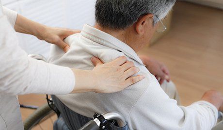 back massage for elderly