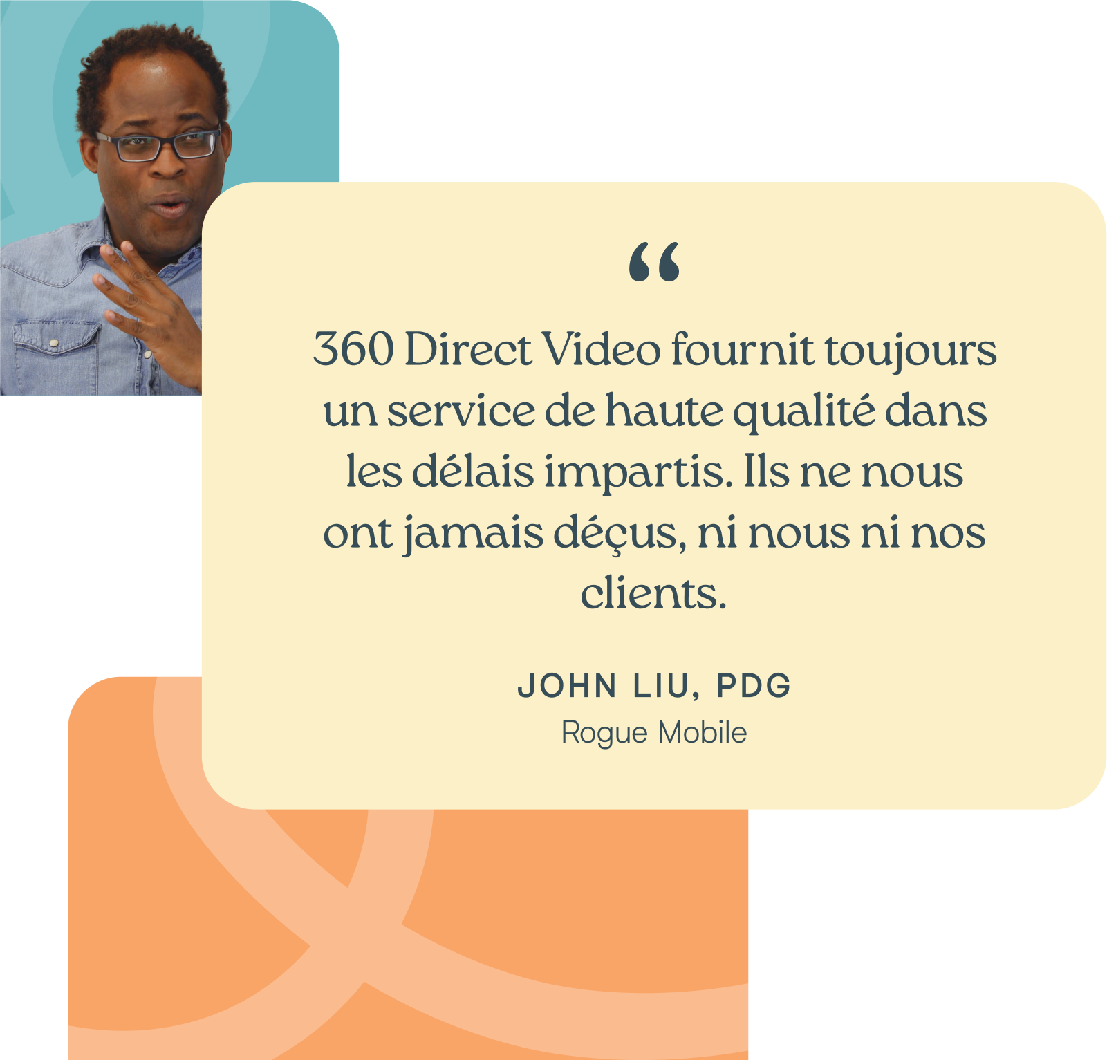 Image of a 360 testimonial.