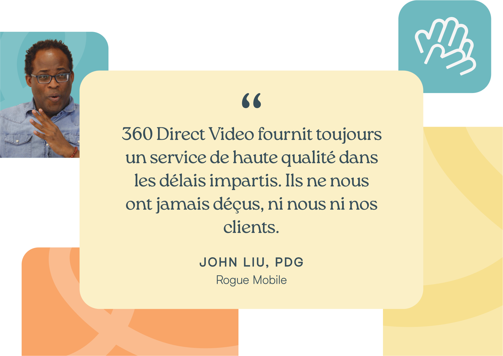 image of a 360 direct access testimonial