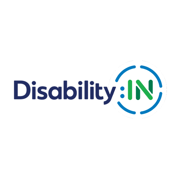 A logo for a company called disability in.