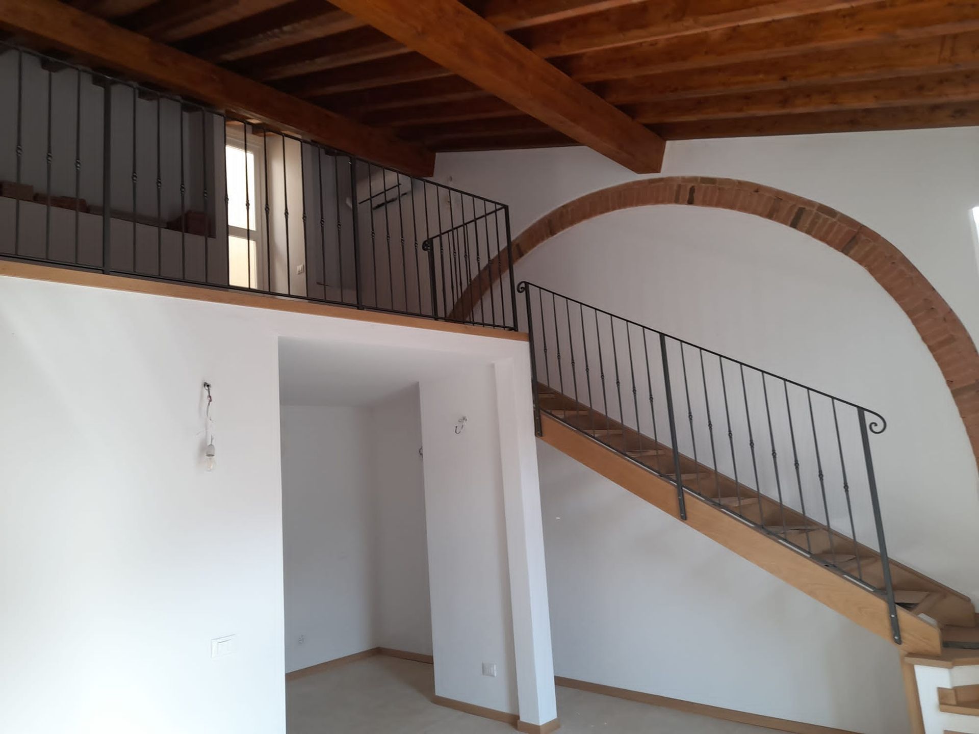 ringhiera metallo scala interna