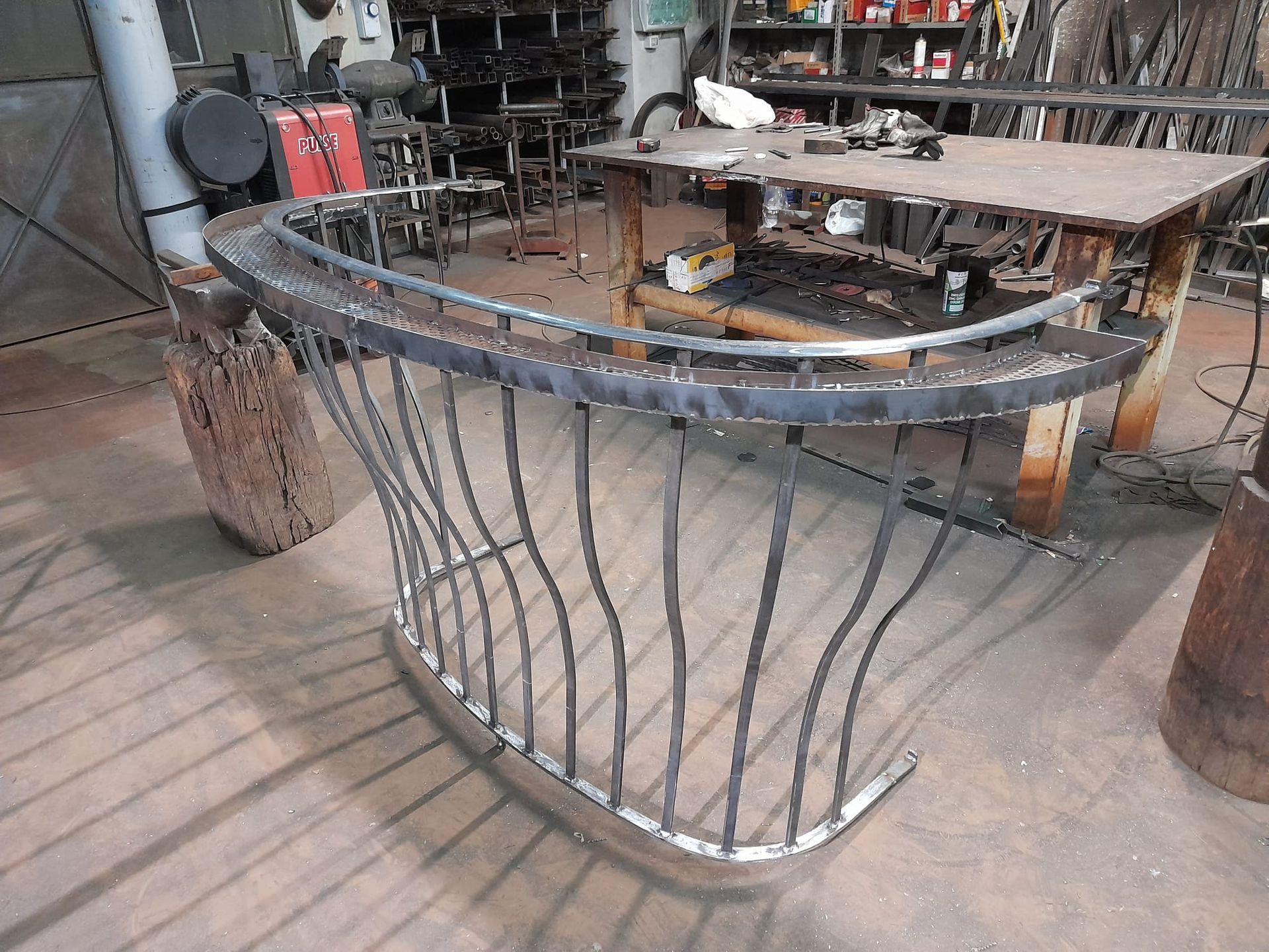 balaustra in metallo