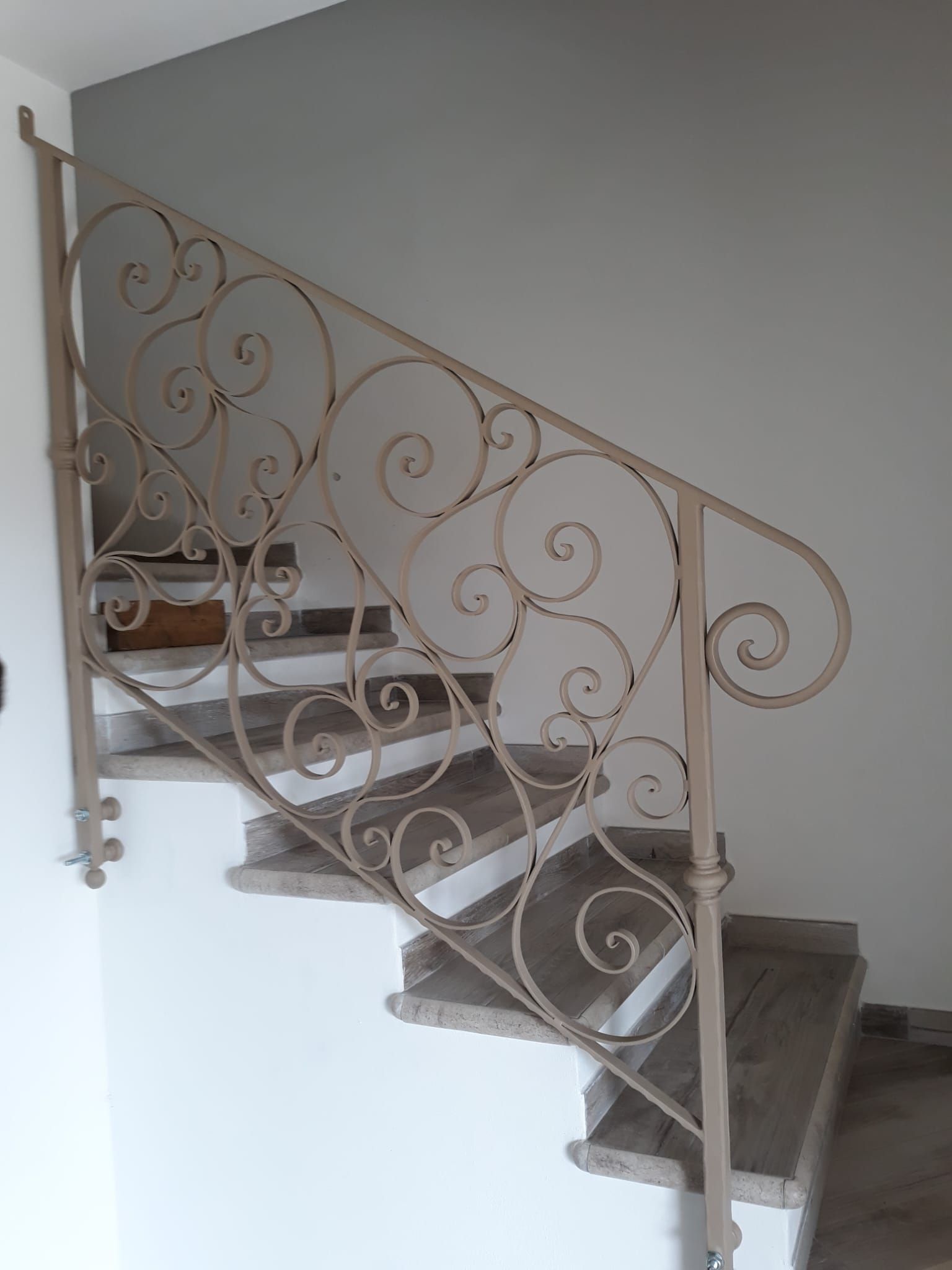 ringhiera metallo scala interna