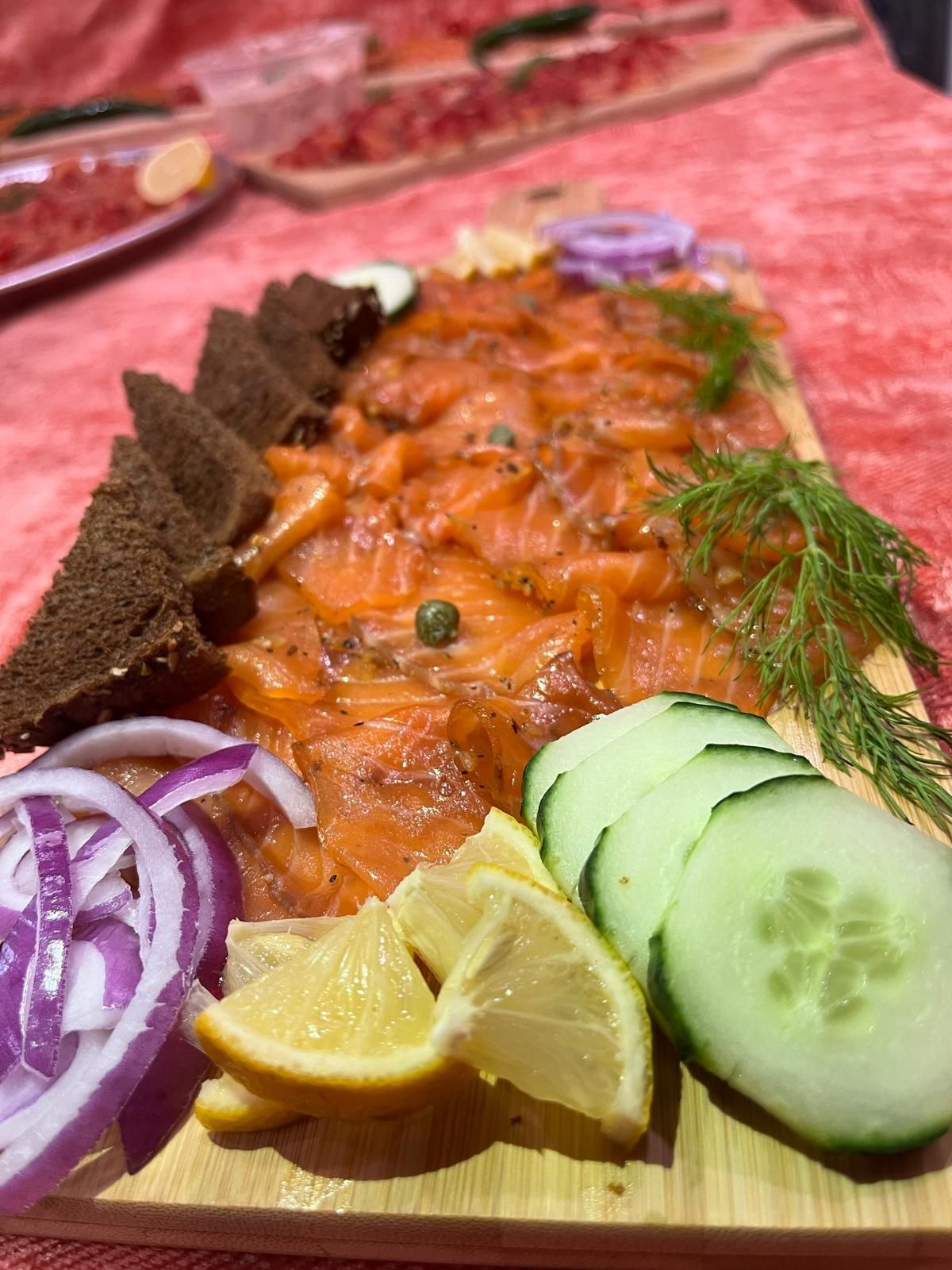 Saumon fumé au pastrami