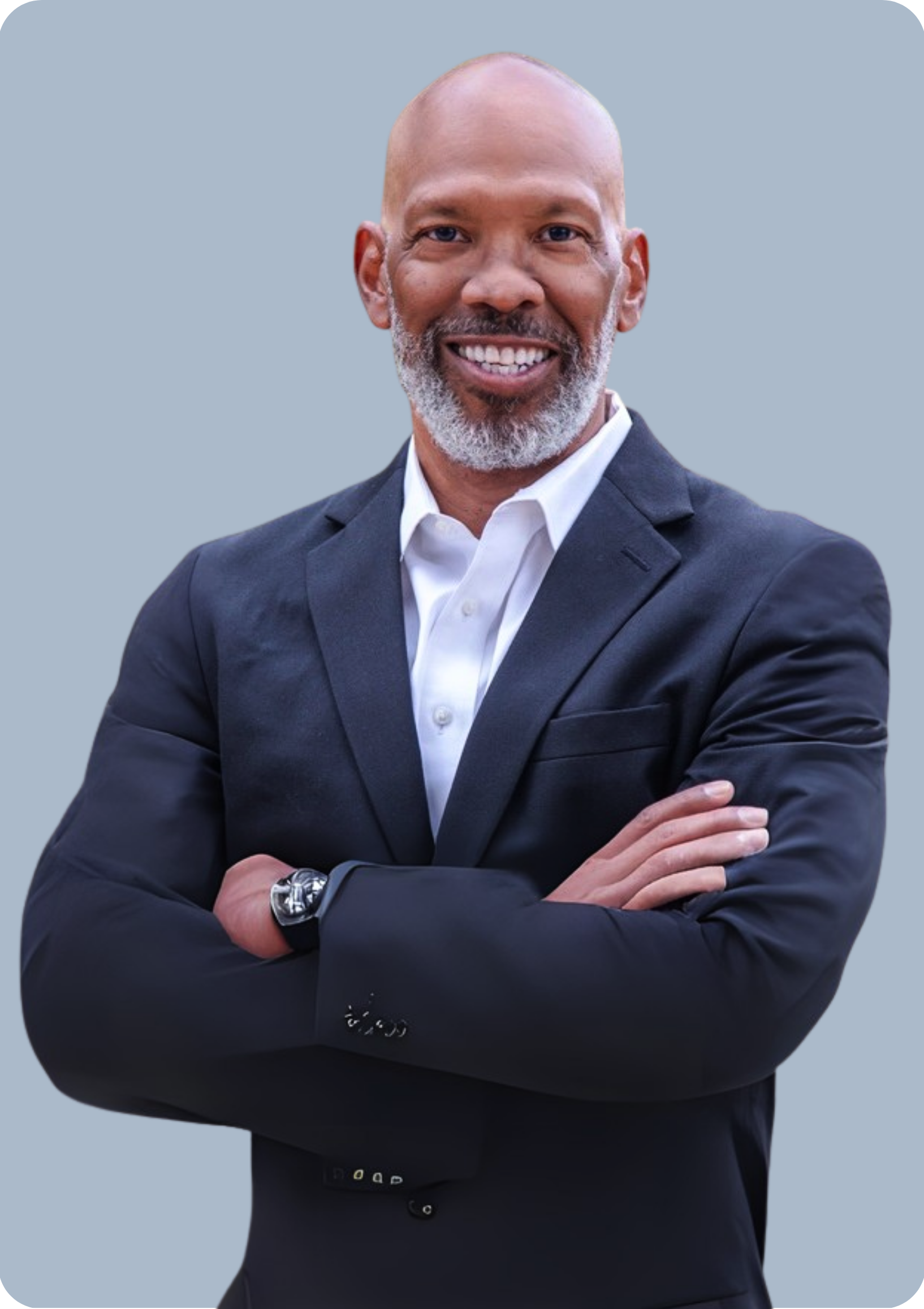 Woman in Glasses standing and smiling