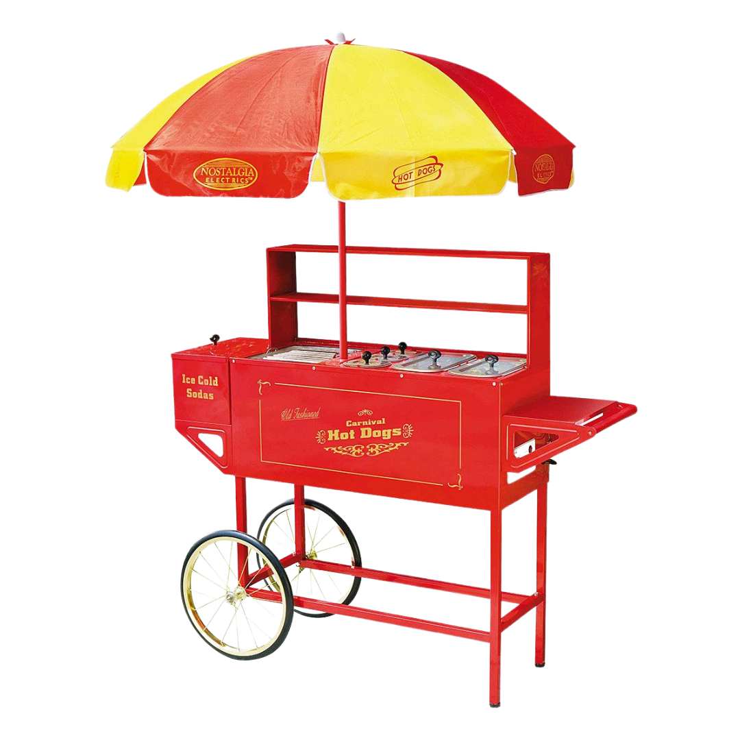 Conrad's Concessions Nostalgic Large Hot Dog Cart Rental