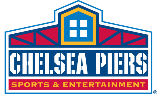 The logo for chelsea piers sports and entertainment