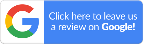 A blue rectangular button with the Google logo, featuring the text 