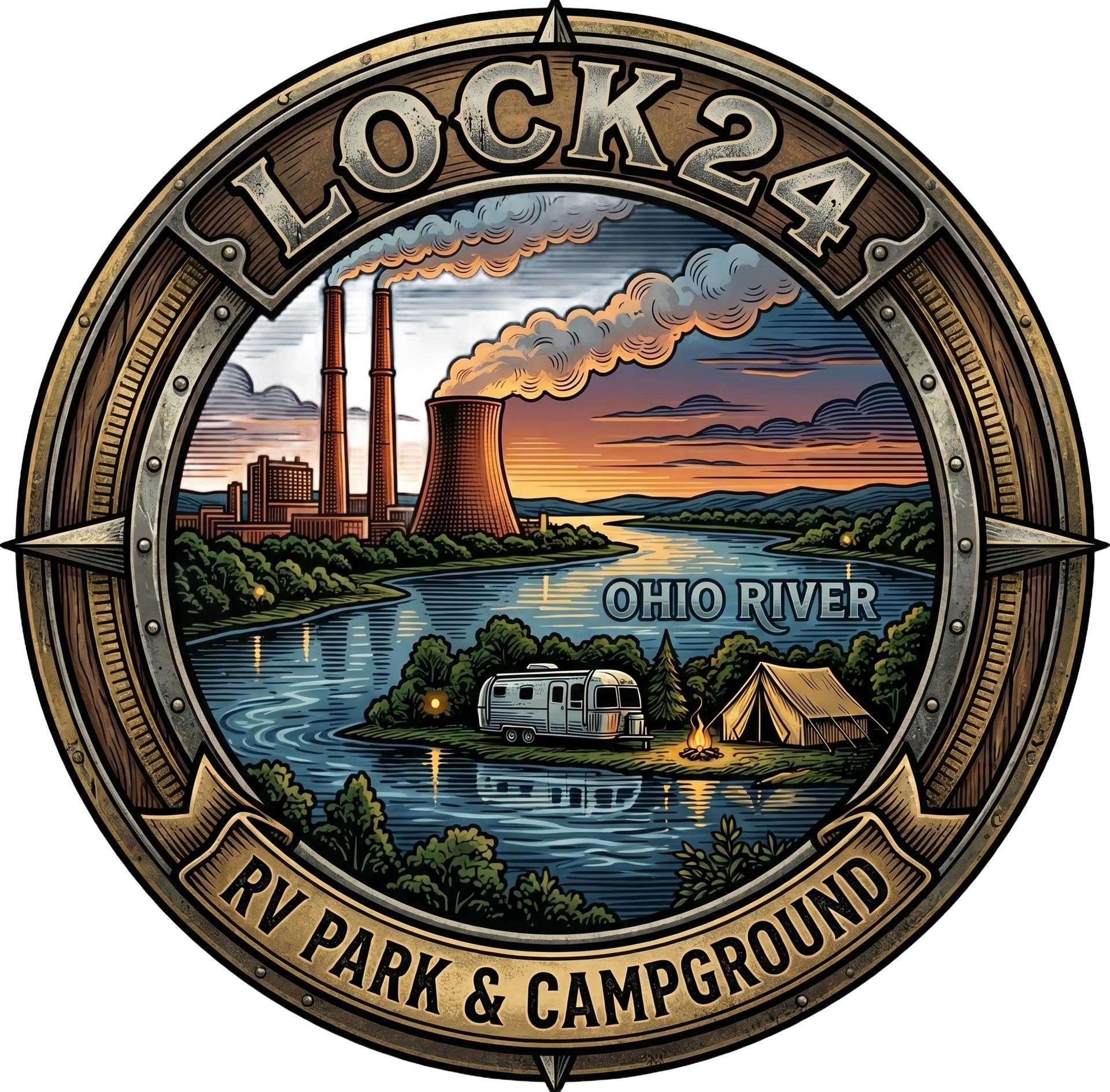 Lock 24 RV Park Logo
