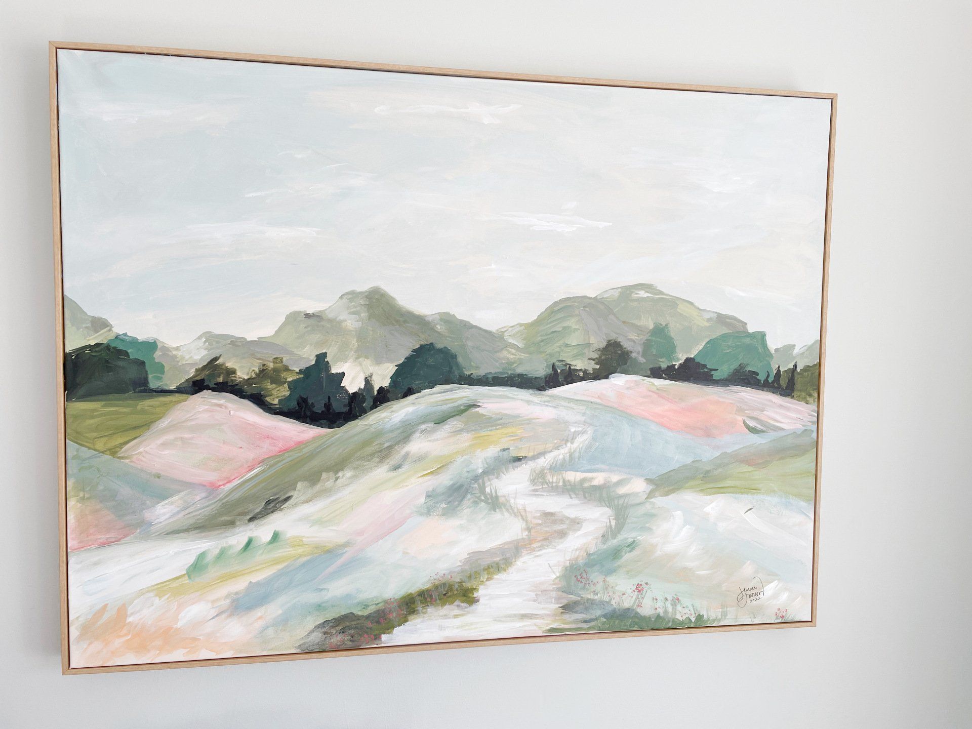 landscape framed canvas