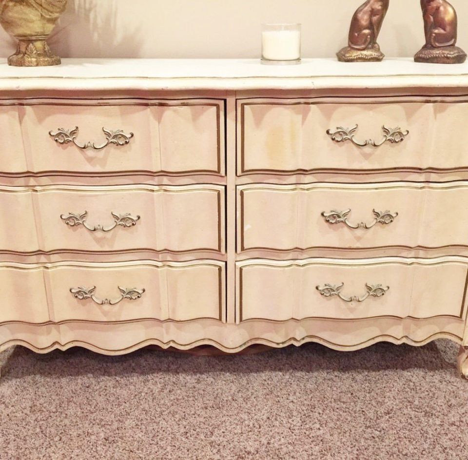 French Provincial Dresser Before