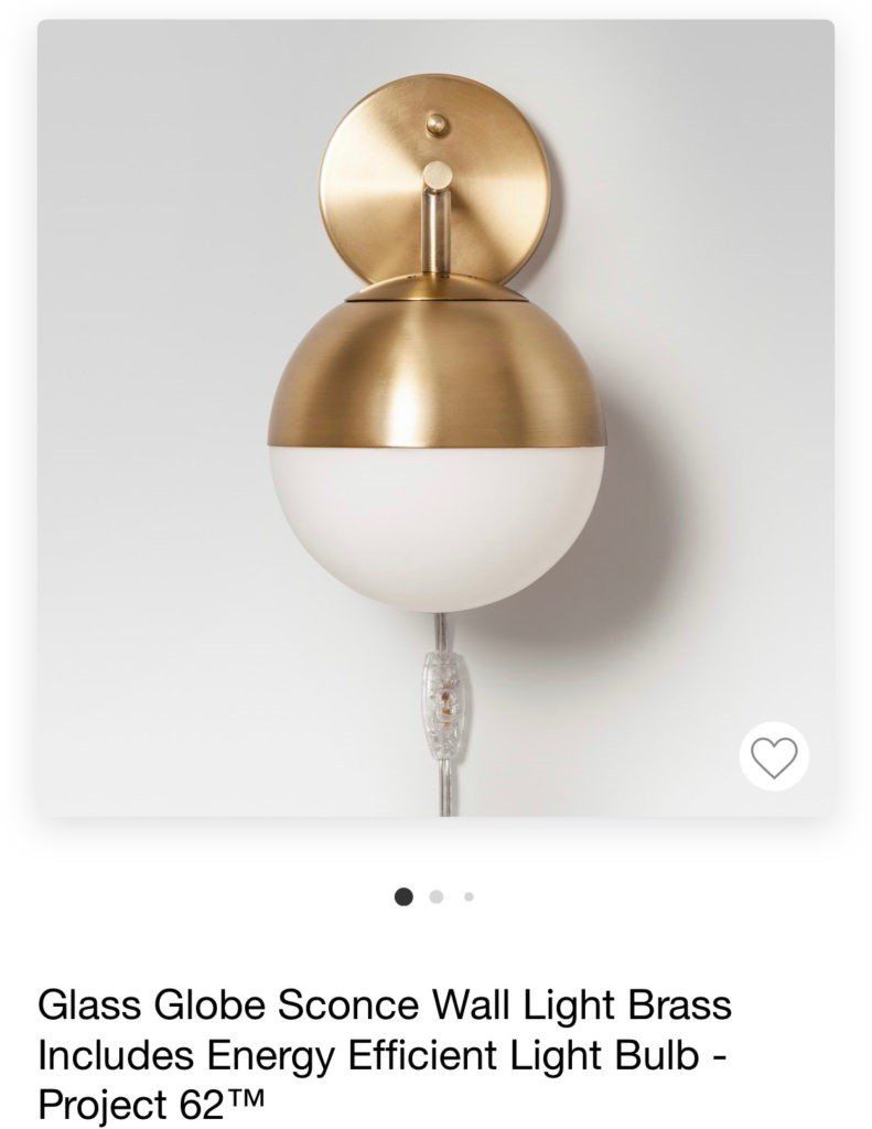 glass globe wall sconce by Project 62 Target