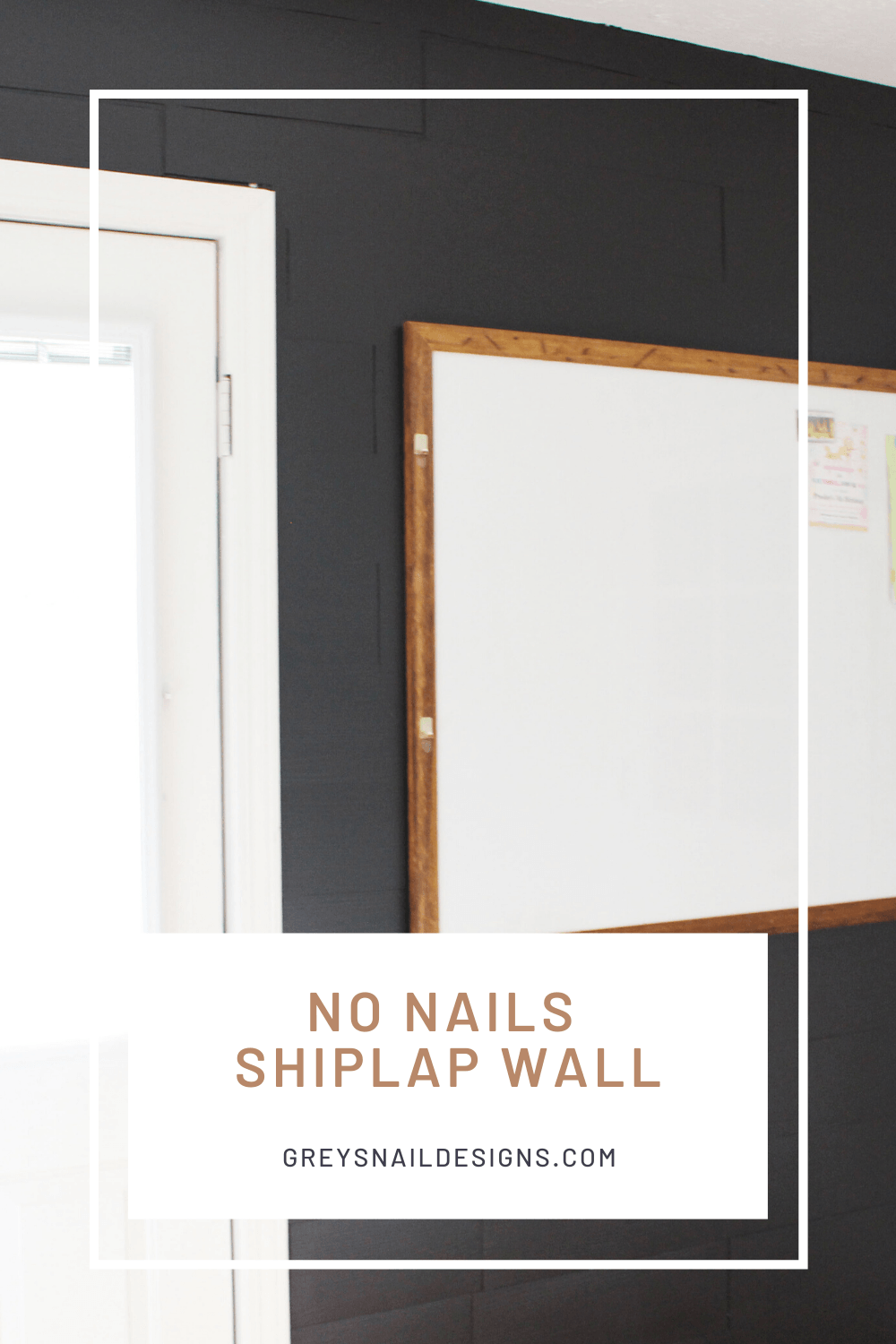 no nails shiplap wall