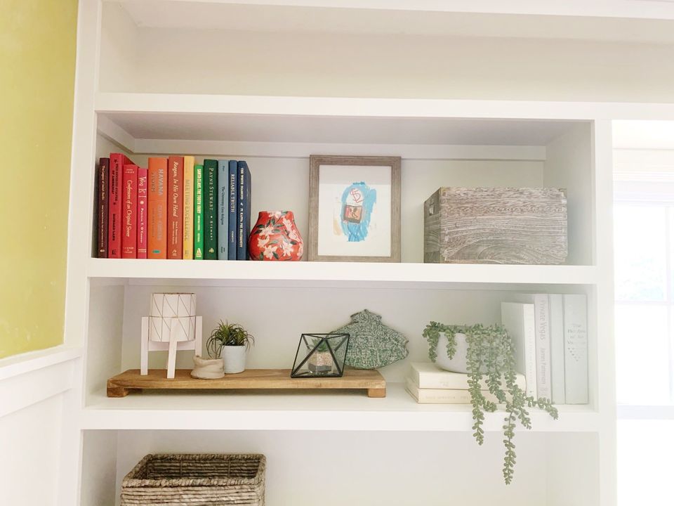 Bookshelves by color
