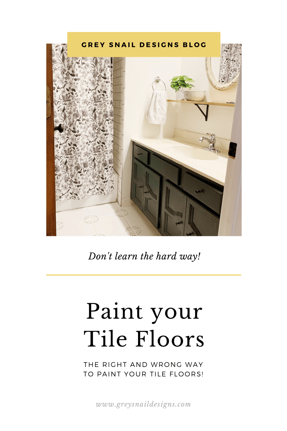 right and wrong way to paint tile floors