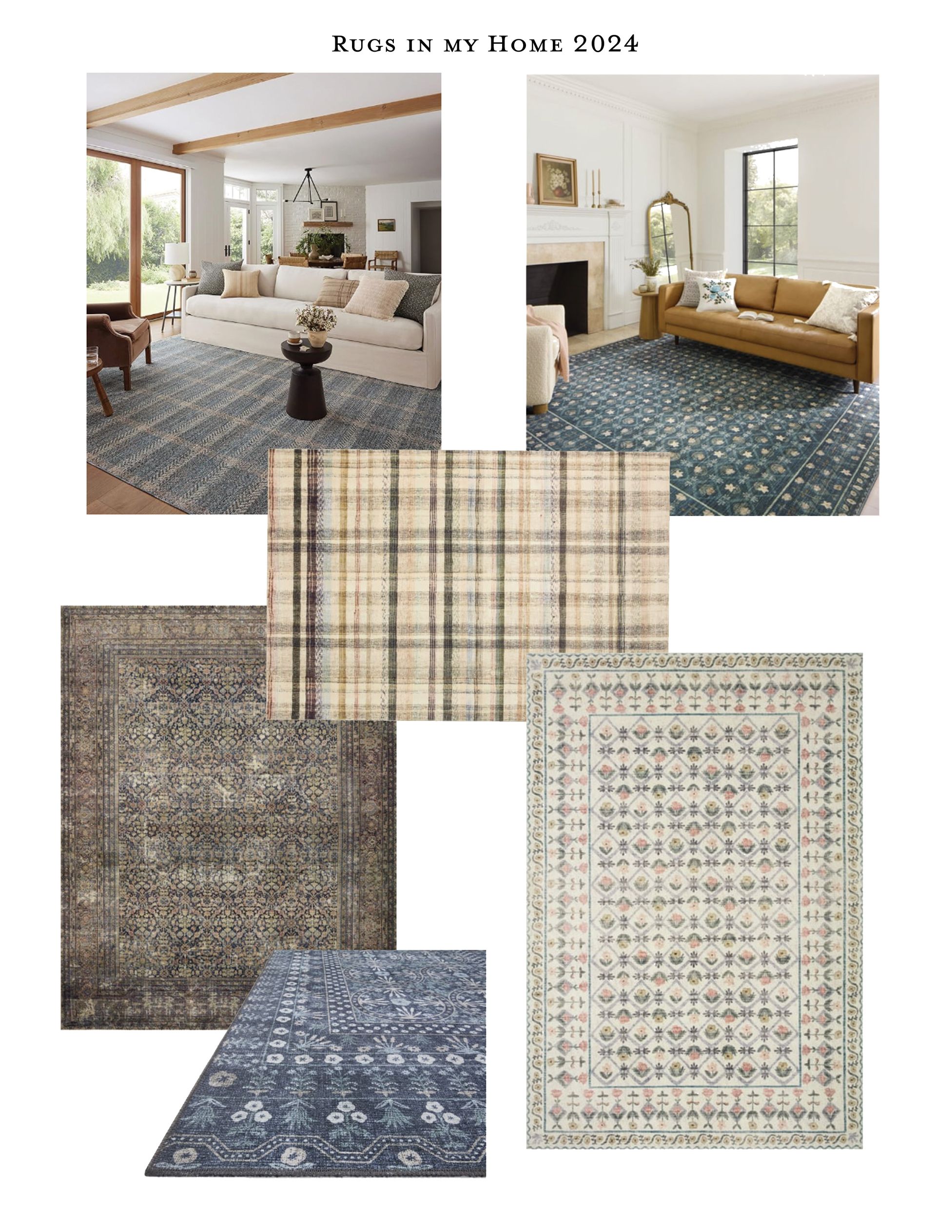Picture of collection of rugs in my home Loloi