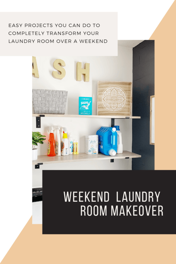 Easy Laundry room makeover