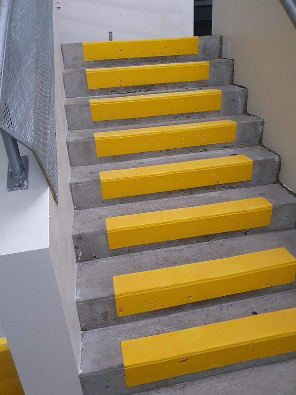 Commercial Stairs Antislip After — Majestic Painting Service in Port Macquarie, NSW
