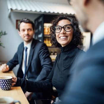 smiling business woman