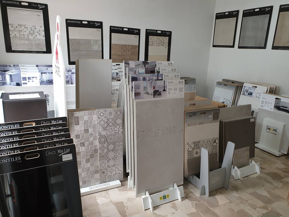 Mattoni in esposizione