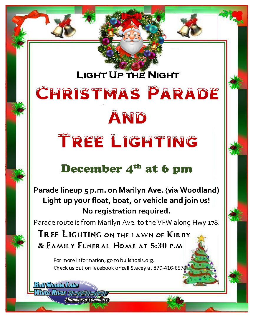 2022 Christmas Parade Entrey Forms In Arkansas Light Up The Night Christmas Parade & Christmas Lights Contest