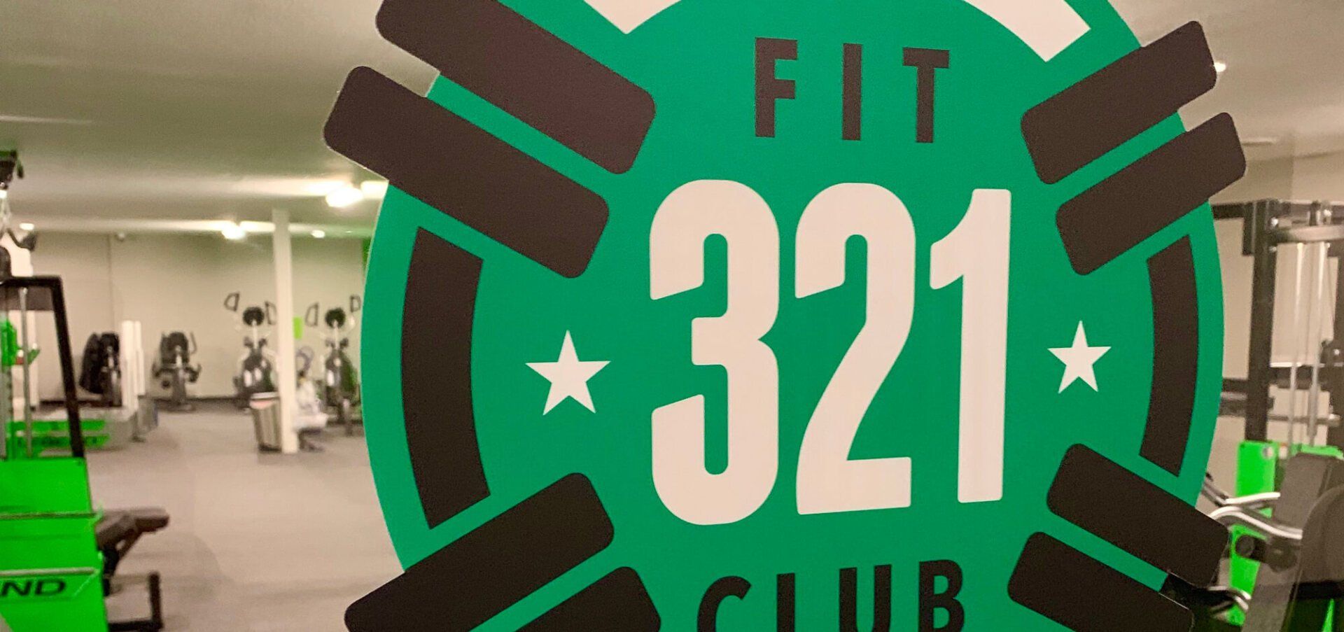 321 Fit Club sign
