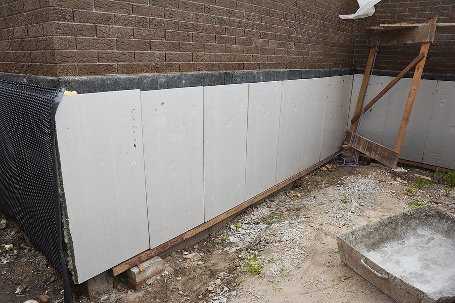 house waterproofing under installation