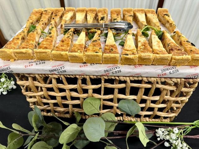 quiches  buffets Reg's Catering Banbury