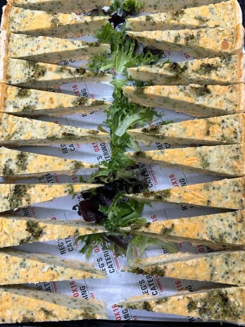 Quiches finger buffets Reg's Catering Banbury