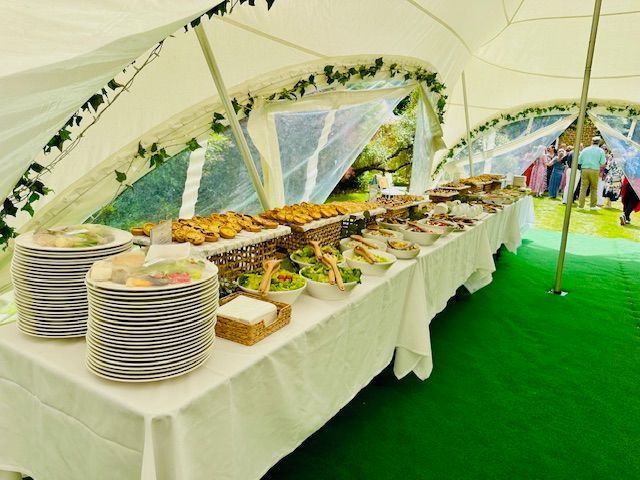 Garden party catering Reg's Catering Banbury