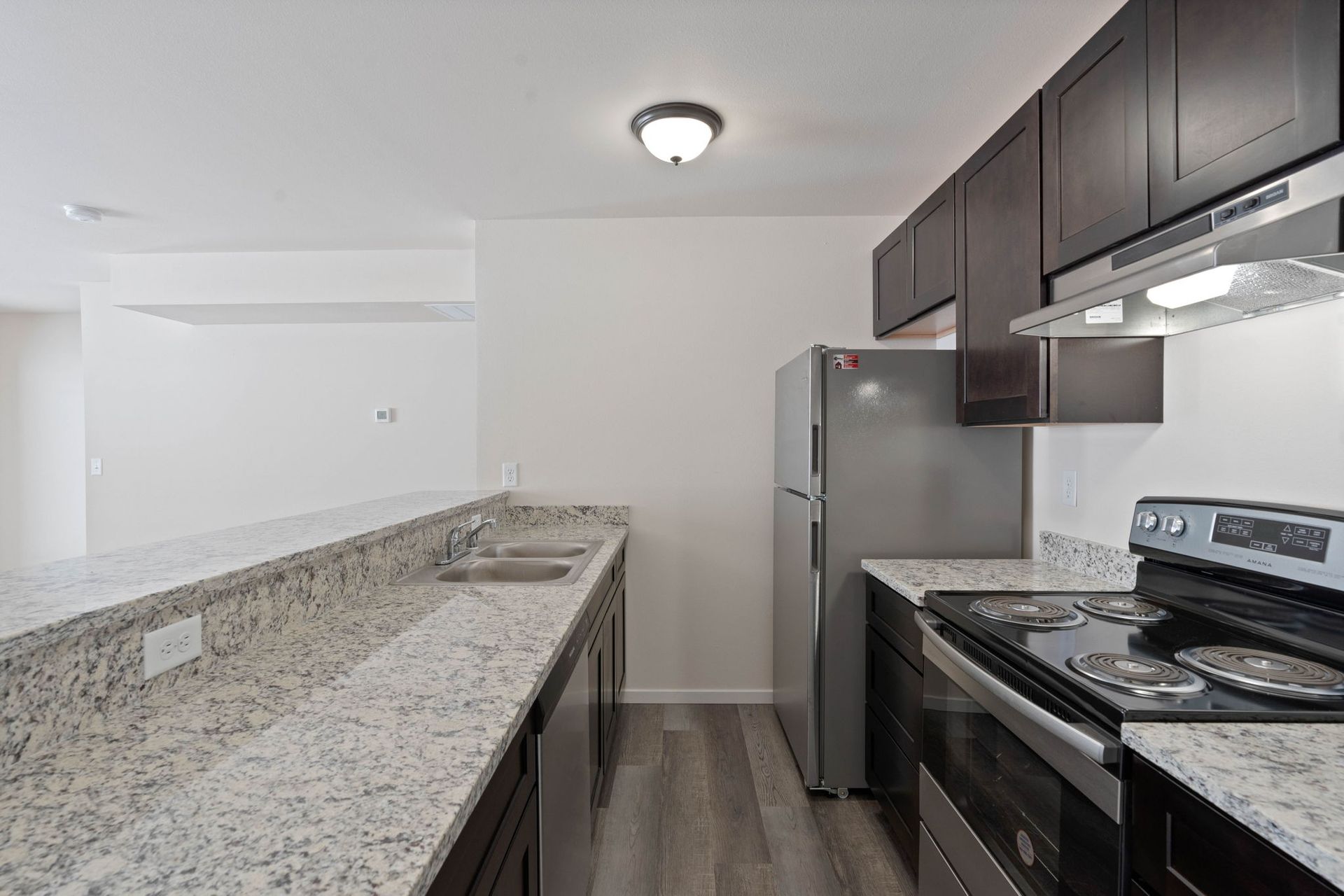 Winona Homes kitchen with appliances