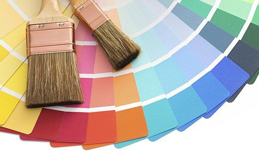 Brushes on color palette guide — Business painting in Phoenix, AZ