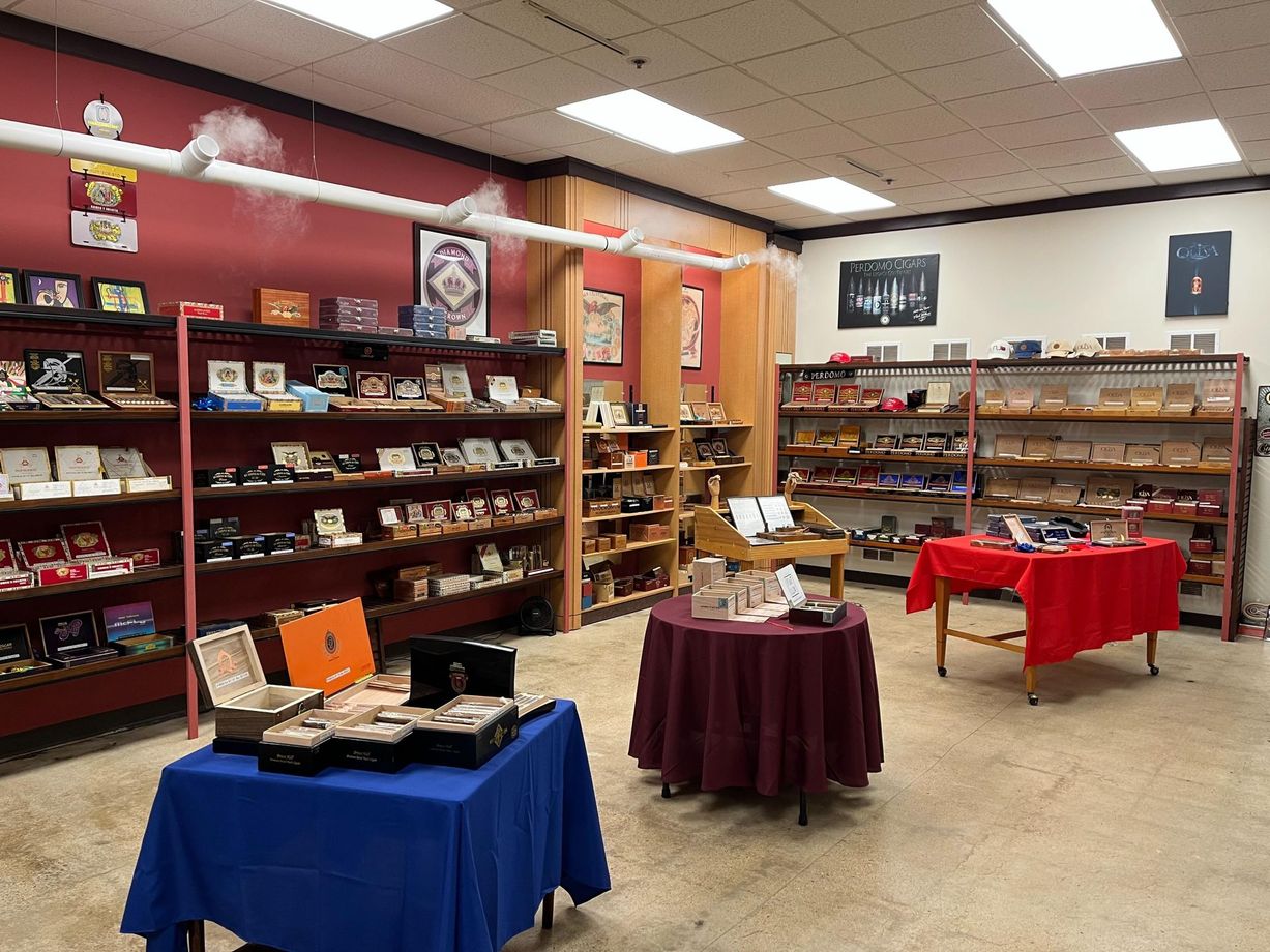 A store filled with lots of shelves and tables.