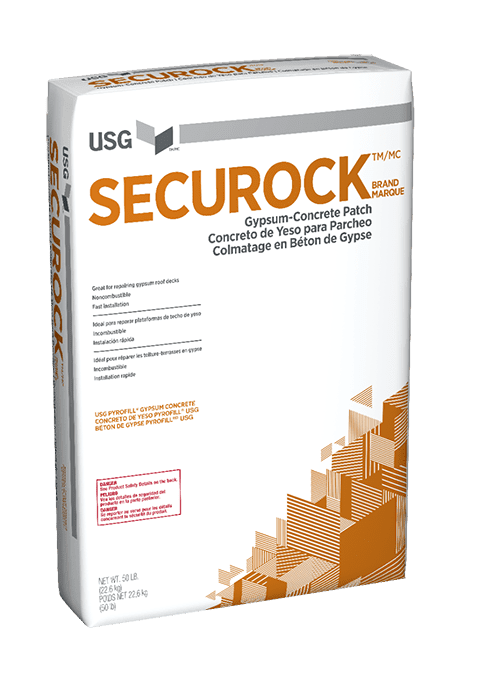 SECUROCK Gypsum-Concrete Patch — Roof Deck in West Chester, PA