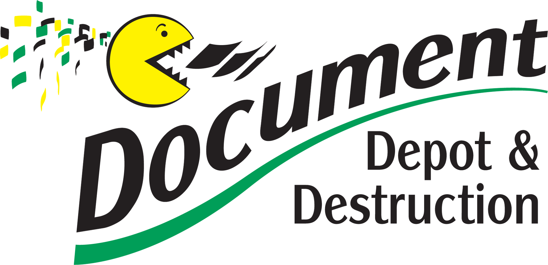 A logo for document depot and destruction.