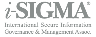 A logo for sigma international secure information governance & management association