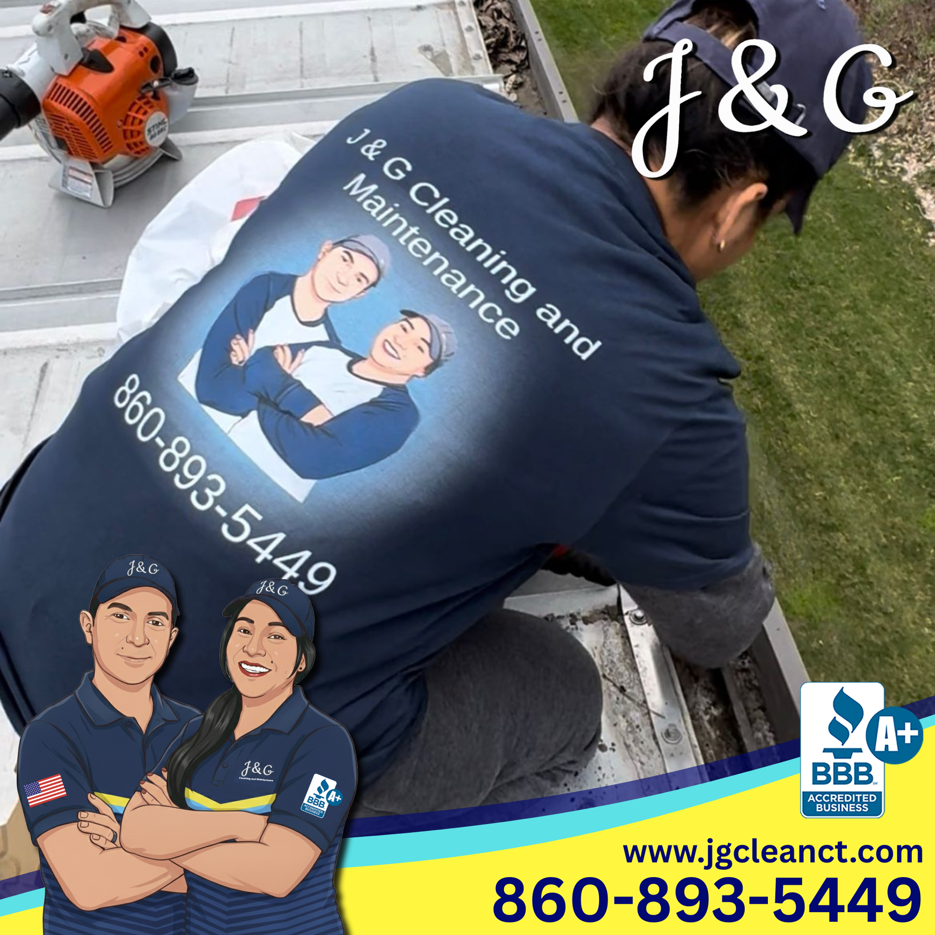 Residential cleaning and power washing company serving New Britain CT neighborhoods