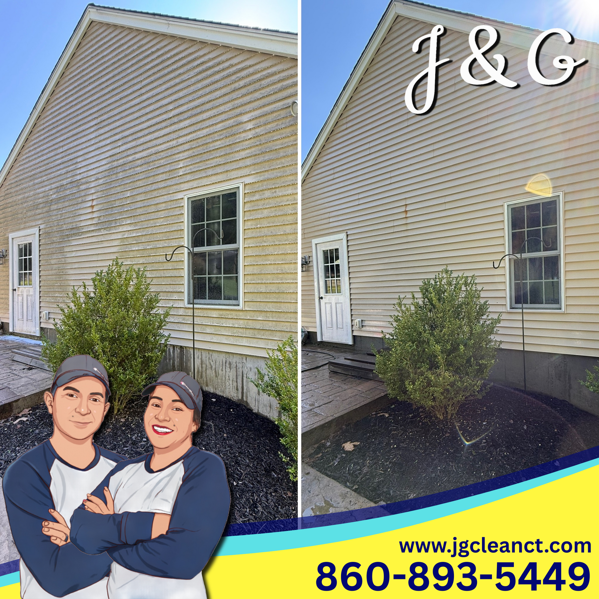 Soft Wash Southington CT Soft wash house cleaning in Southington CT