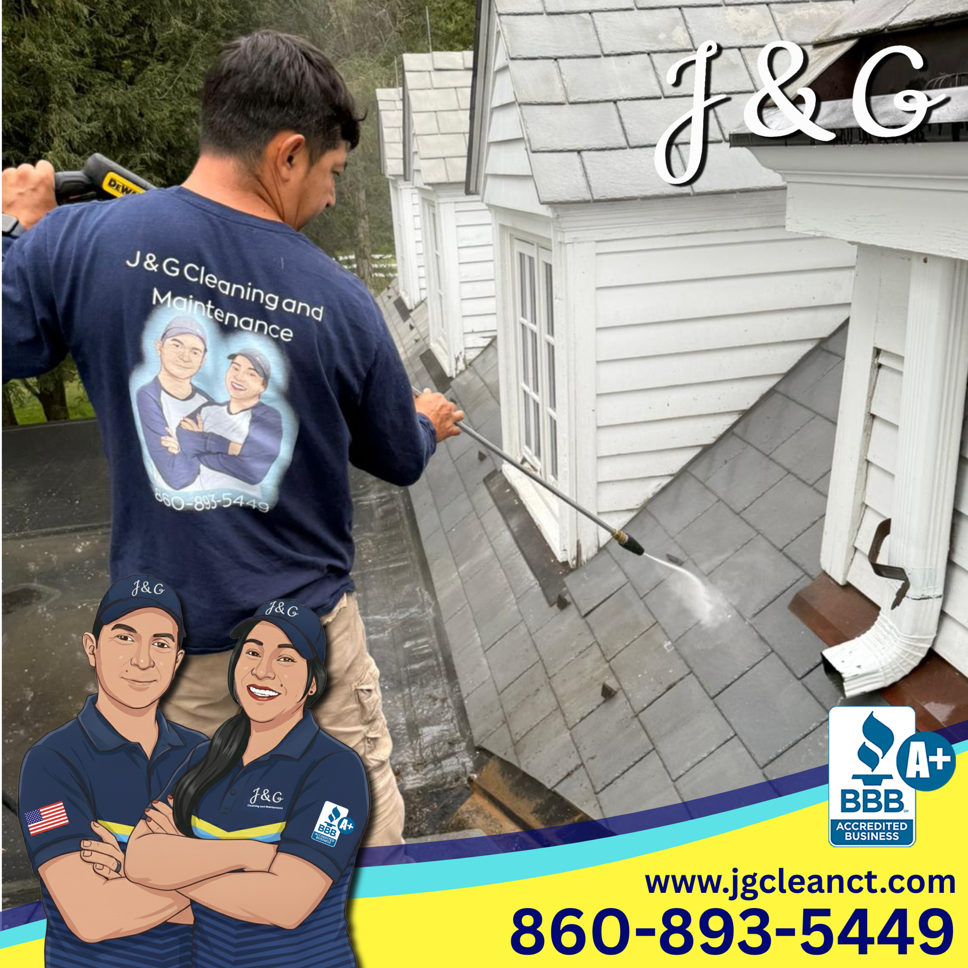 Driveway pressure washing service in Plainville CT removing stains and grime