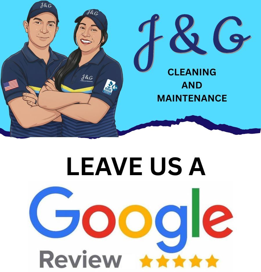 Leave a Google review for J & G Cleaning and Maintenance Services LLC in New Britain CT