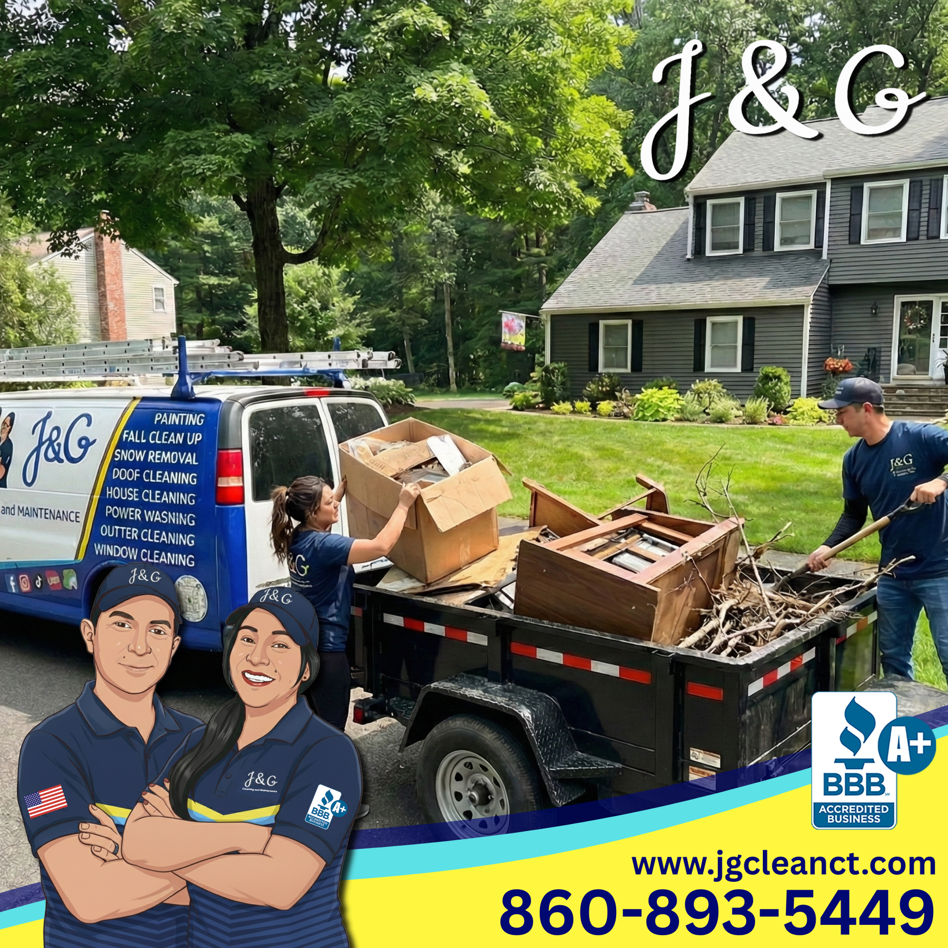 Local cleaning and power washing services in New Britain CT