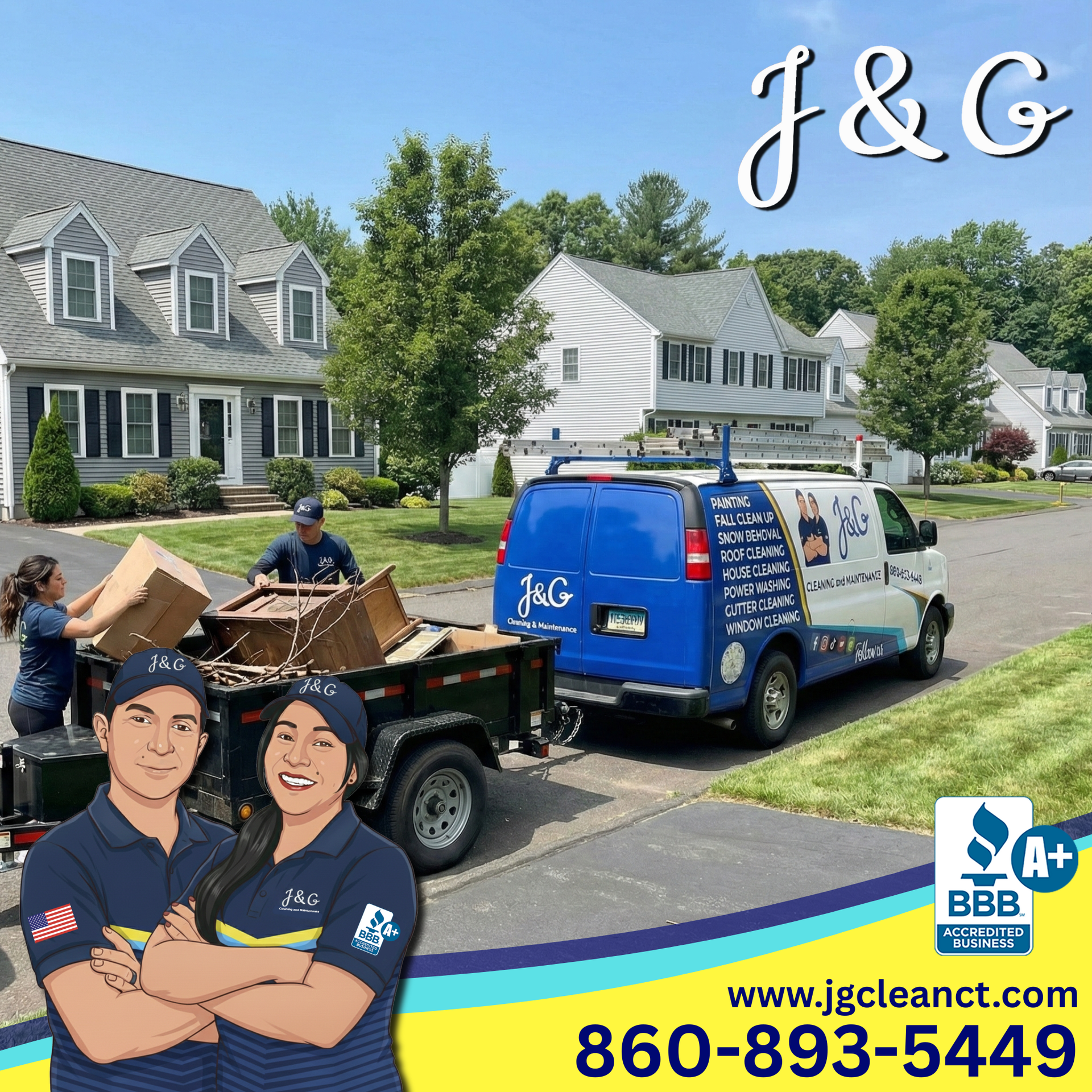 Small load junk removal for apartment cleanout in Southington CT by J & G Cleaning and Maintenance Services LLC