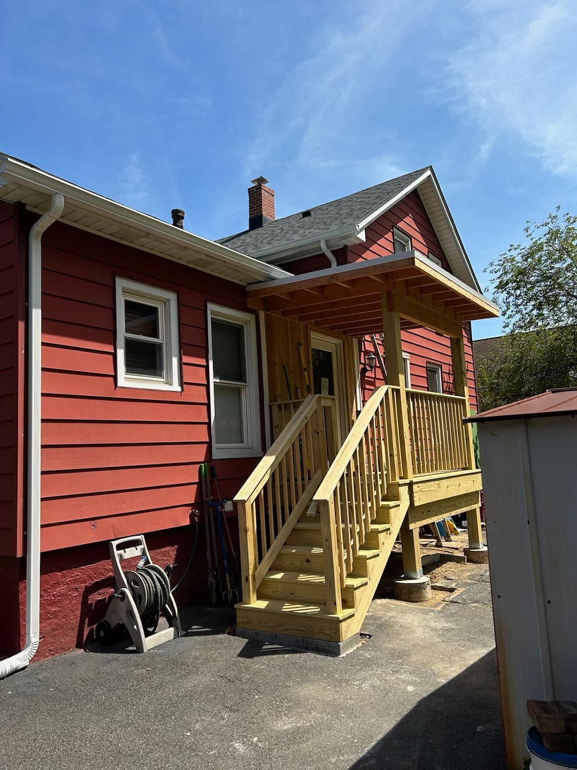 Minimal Space of a Wooden Deck