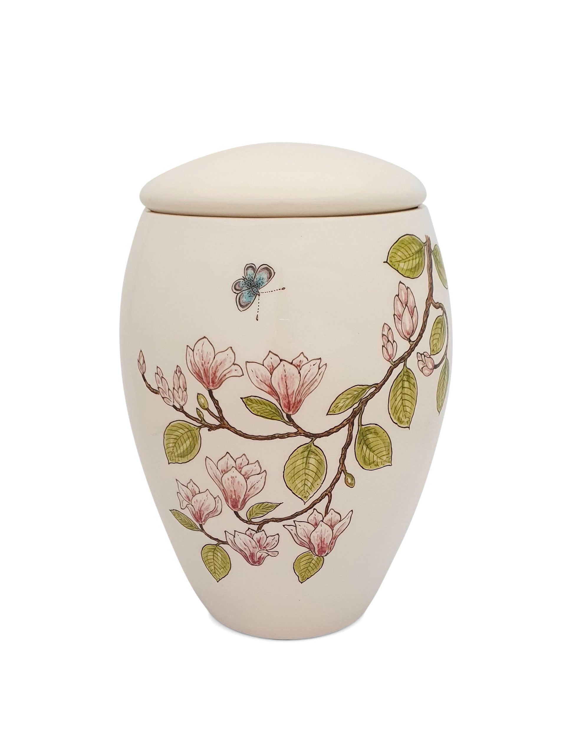 urn Magnolia hand beschilderd
