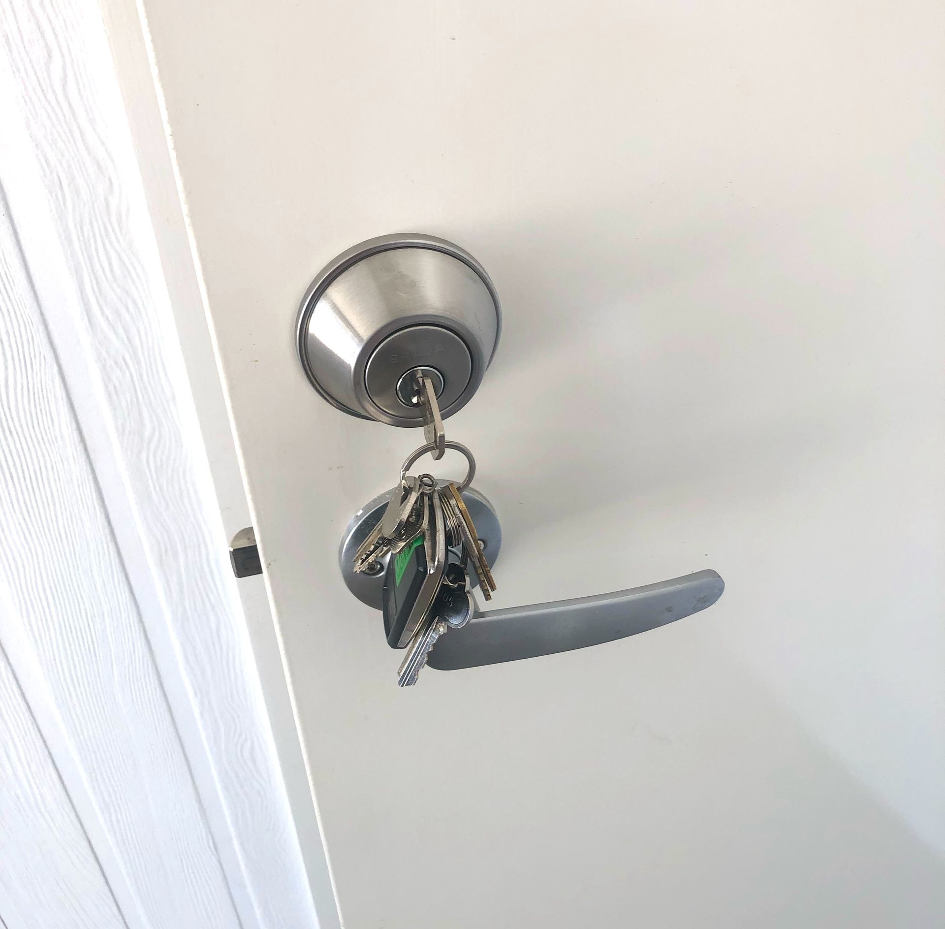 Keys In A Door Lock — Locksmith in Toowoomba South, QLD