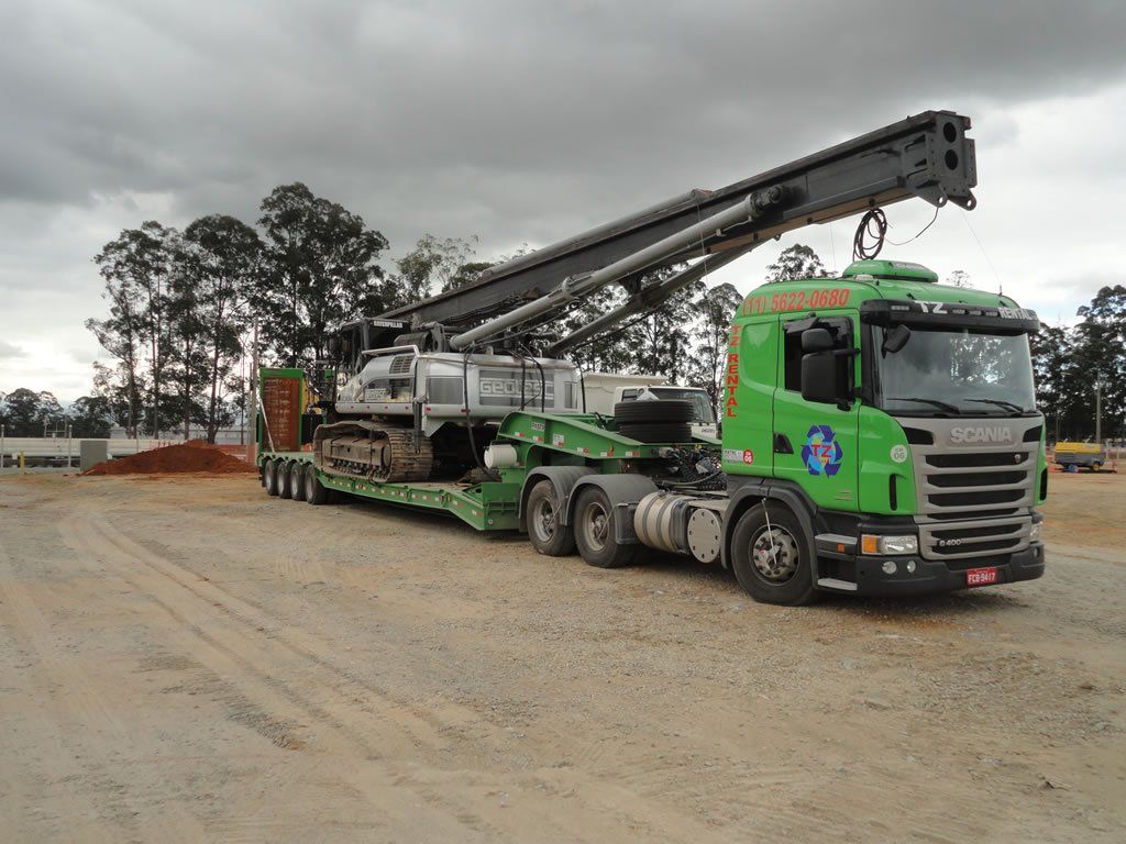 Transporte de Maquinas para Içamentos - TZ Rental
