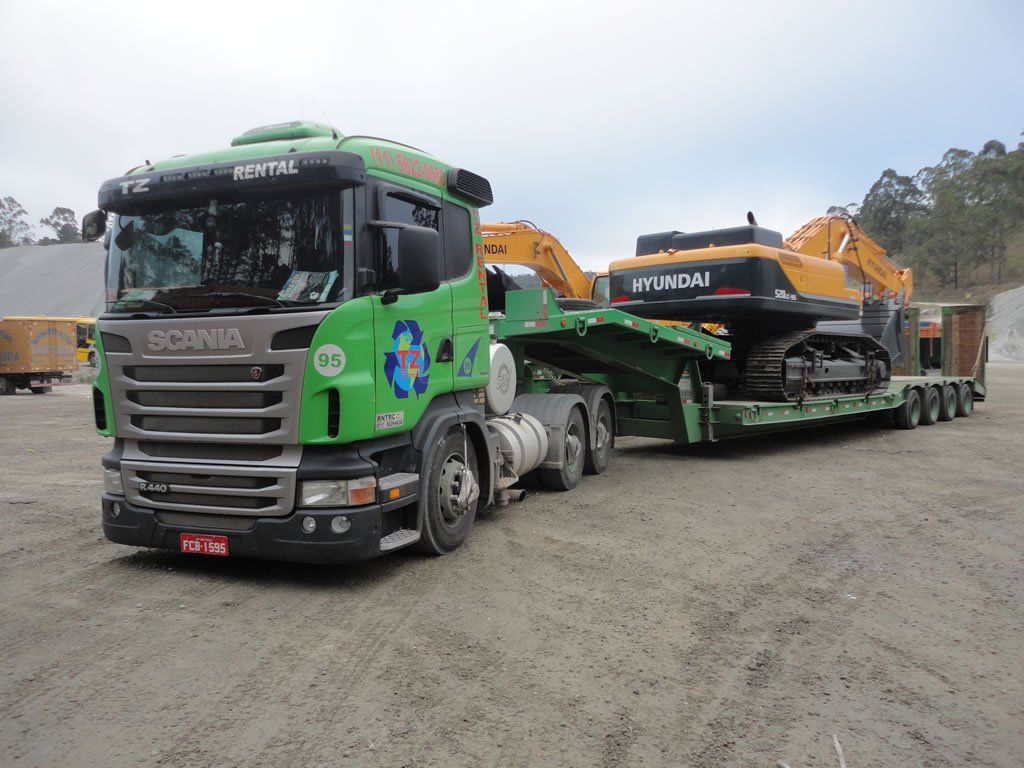 Transportes de Indivisíveis - TZ Rental Transporte Pesado