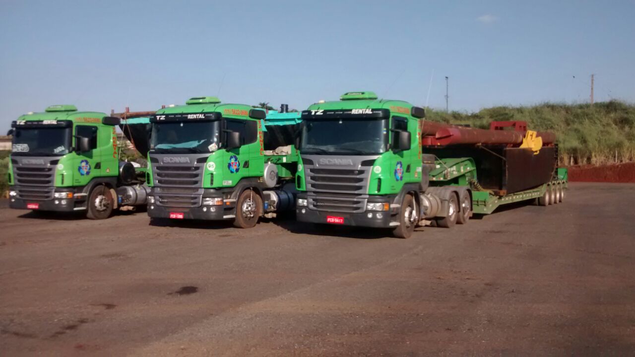Transportes de Indivisíveis - TZ Rental Transporte Pesado