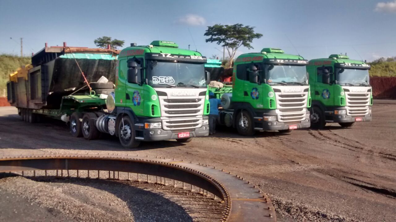 Transportes de Indivisíveis - TZ Rental Transporte Pesado